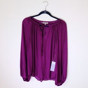 Jennifer Lopez Peasant Blouse NWT